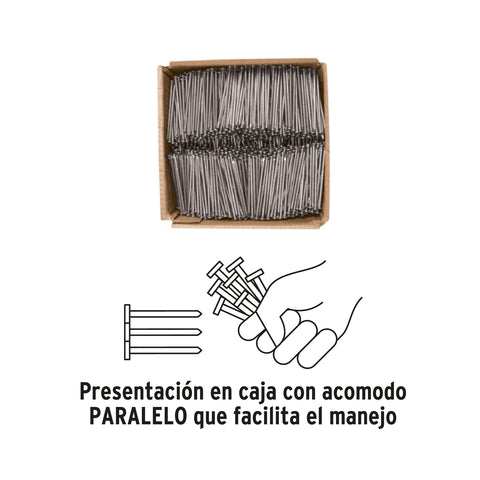 Kilo de clavo estándar 5' con cabeza en caja de 25 kg, FIERO | CLE-5 | 44157