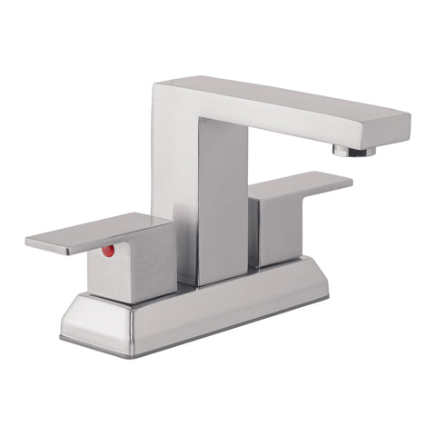 Mezcladora para lavabo 4', satín, FOSET KUBO | KUM-43N | 44228