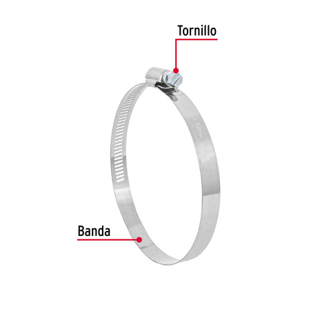 Bolsa c/5 abrazaderas sin fin reforzadas #60, 3-5/16-4-1/4' | AB-60 | 44248
