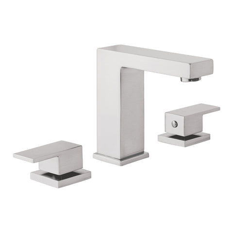 Mezcladora para lavabo taladros separados, satín, FOSET KUBO | KUM-91N | 44258