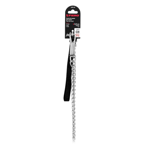 Cadena de paseo para perro de 1.2 m x 2.5 mm, FIERO | CAPE-25 | 44281