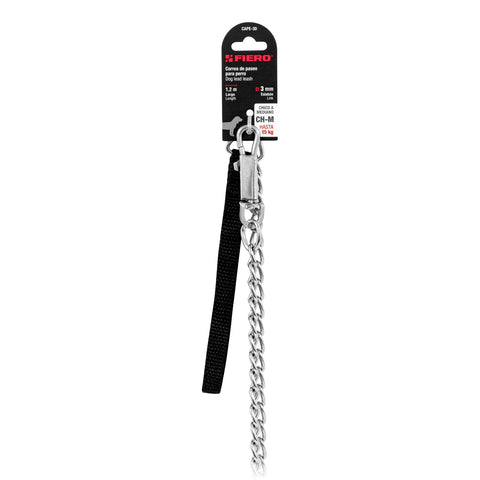 Cadena de paseo para perro de 1.2 m x 3 mm, FIERO | CAPE-30 | 44282