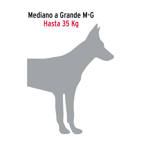 Cadena de paseo para perro de 1.2 m x 4 mm, FIERO | CAPE-40 | 44284