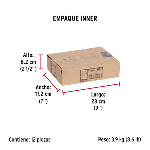 Cadena de paseo para perro de 1.2 m x 4 mm, FIERO | CAPE-40 | 44284