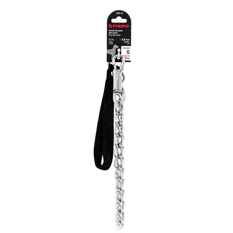 Cadena de paseo para perro de 1.2 m x 4.5 mm, FIERO | CAPE-45 | 44285