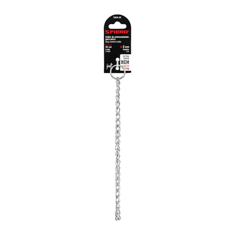 Collar de entrenamiento para perro, 45 cm, eslabón 2 mm | CACA-20 | 44289