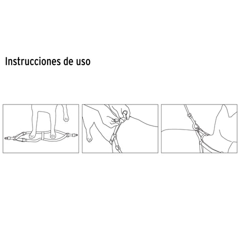 Correa con pechera para perro, 1.5 cm ancho, FIERO | COPE-15 | 44295