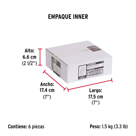 Cadena de 1.8 m de amarre para perro, 2.4 mm, FIERO | CAPE-30V | 44314