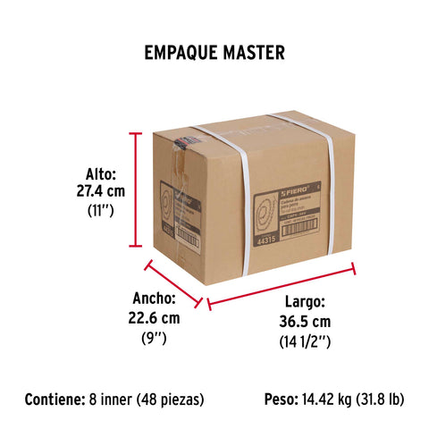 Cadena de 1.8 m de amarre para perro, 2.7 mm, FIERO | CAPE-35V | 44315