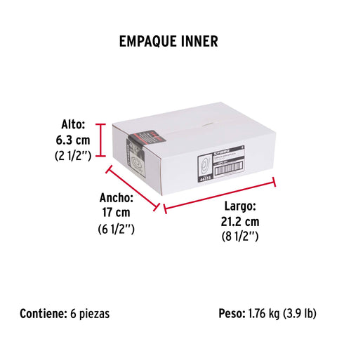 Cadena de 1.8 m de amarre para perro, 2.7 mm, FIERO | CAPE-35V | 44315