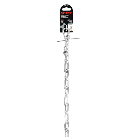 Cadena de 1.8 m de amarre para perro, 2.7 mm, FIERO | CAPE-35V | 44315