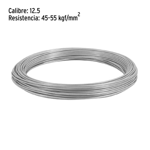 Kilo de alambre galvanizado, calibre 12.5, FIERO | ALG-125 | 44465