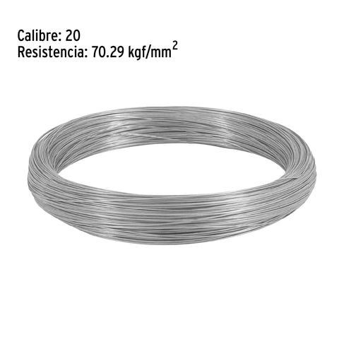 Kilo de alambre galvanizado, calibre 20, FIERO | ALG-200 | 44469