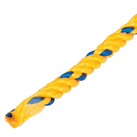 Kilo de cuerda amarilla de polipropileno 8mm, carrete 20kg | CUE-08K | 44486