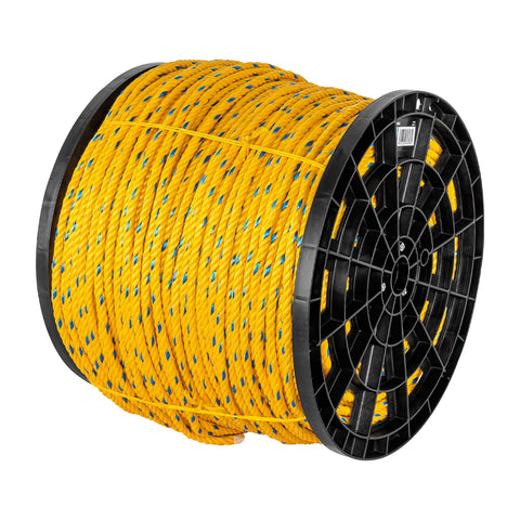 Kilo de cuerda amarilla de polipropileno 10mm, carrete 20kg | CUE-10K | 44487