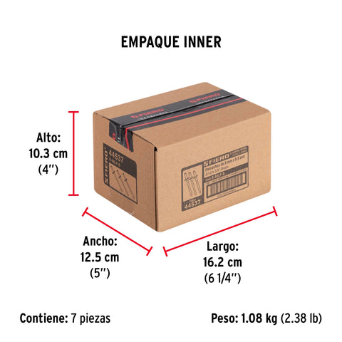 Bolsa con 50 remaches 3/16' x 3/8' de aluminio, ala 17/32' | R-66LF-B | 44537