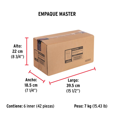 Bolsa con 50 remaches 3/16' x 1/2' de aluminio, ala 17/32' | R-68LF-B | 44538
