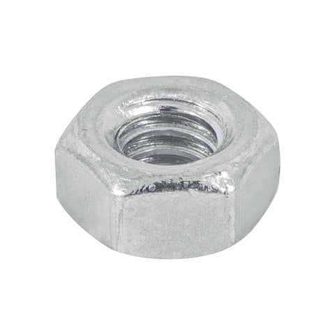 Bolsa con 250 tuercas 1/4' hexagonales de acero galvanizado | TUE-1/4 | 44548