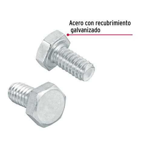 Bolsa con 150 tornillos 1/4' x 1/2' tipo máquina, FIERO | TORM-1/4X1/2 | 44556