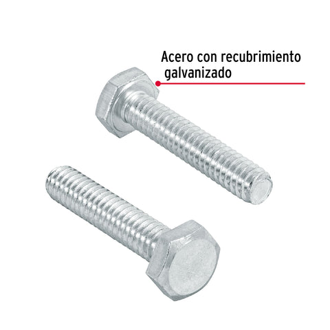 Bolsa con 100 tornillos 1/4' x 1-1/4' tipo máquina, FIERO | TORM-1/4X1-1/4 | 44559