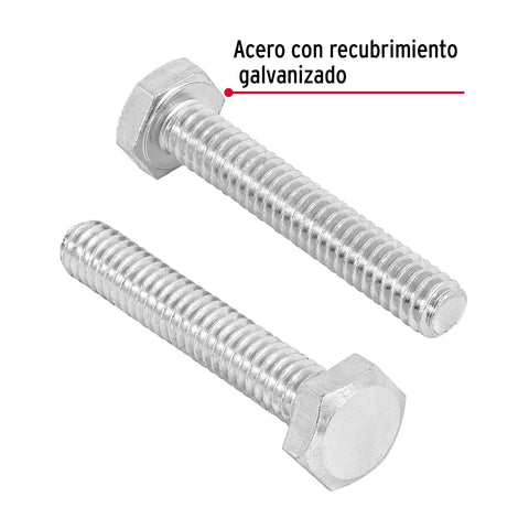 Bolsa con 80 tornillos 1/4' x 1-1/2' tipo máquina, FIERO | TORM-1/4X1-1/2 | 44560