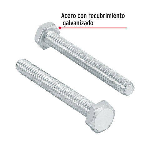 Bolsa con 60 tornillos 1/4' x 2' tipo máquina, FIERO | TORM-1/4X2 | 44561