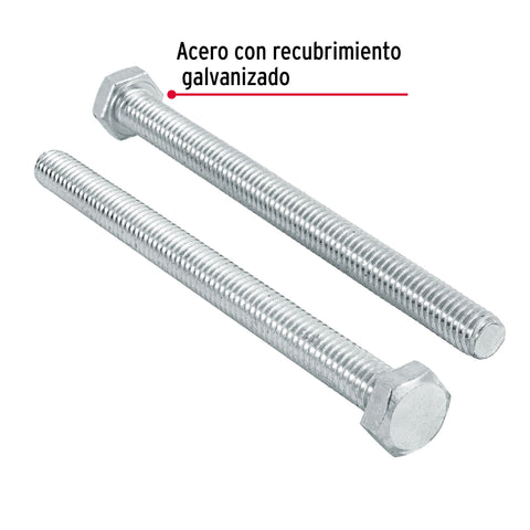 Bolsa con 50 tornillos 5/16' x 4' tipo máquina, FIERO | TORM-5/16X4 | 44573