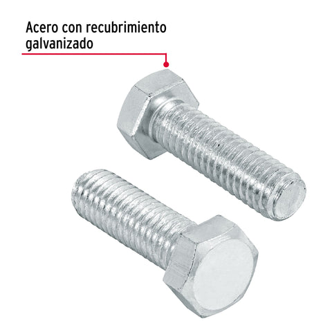 Bolsa con 40 tornillos 3/8' x 1-1/4' tipo máquina, FIERO | TORM-3/8X1-1/4 | 44576
