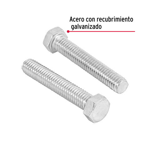 Bolsa con 40 tornillos 7/16' x 2' tipo máquina, FIERO | TORM-7/16X2 | 44586