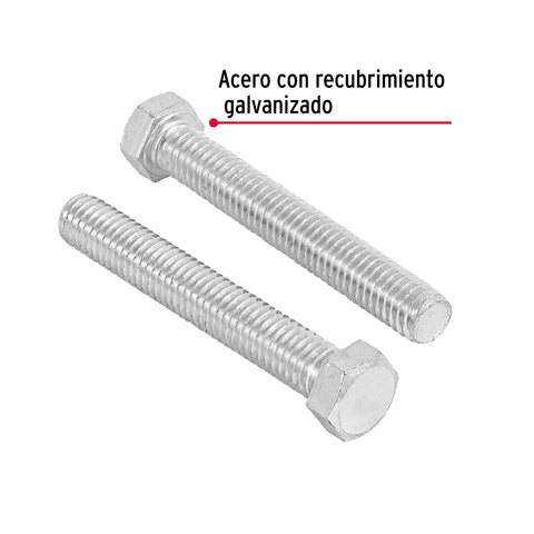 Bolsa con 30 tornillos 7/16' x 3' tipo máquina, FIERO | TORM-7/16X3 | 44588