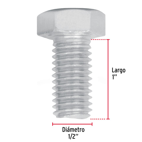 Bolsa con 40 tornillos 1/2' x 1' tipo máquina, FIERO | TORM-1/2X1 | 44591