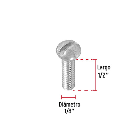 Bolsa con 700 tornillos 1/8' x 1/2' tipo estufa, FIERO | TORE-1/8X1/2 | 44599