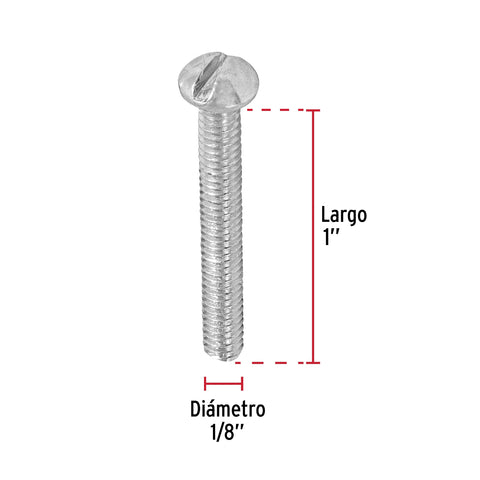 Bolsa con 400 tornillos 1/8' x 1' tipo estufa, FIERO | TORE-1/8X1 | 44602
