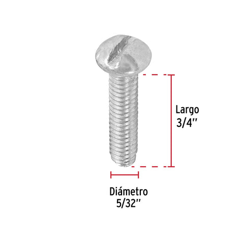 Bolsa con 350 tornillos 5/32' x 3/4' tipo estufa, FIERO | TORE-5/32X3/4 | 44608