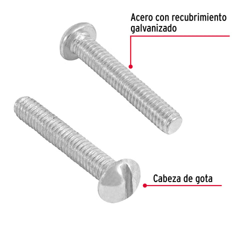 Bolsa con 300 tornillos 5/32' x 1' tipo estufa, FIERO | TORE-5/32X1 | 44609