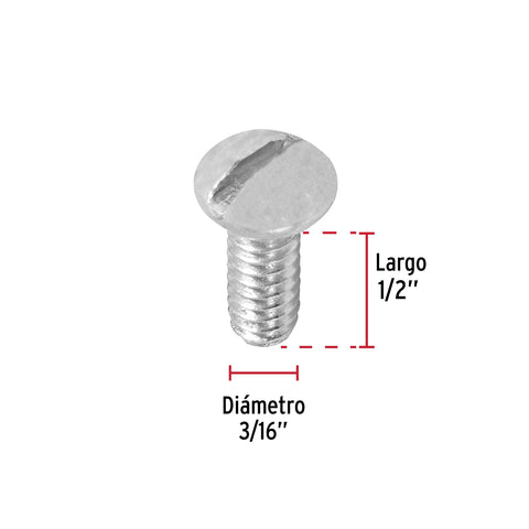 Bolsa con 300 tornillos 3/16' x 1/2' tipo estufa, FIERO | TORE-3/16X1/2 | 44614
