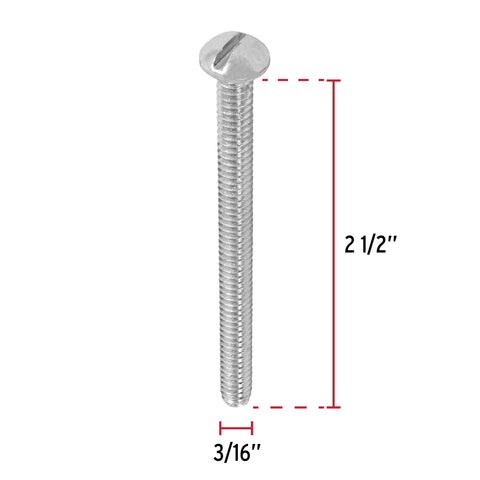 Bolsa con 100 tornillos 3/16' x 2-1/2' tipo estufa, FIERO | TORE-3/16X2-1/2 | 44621