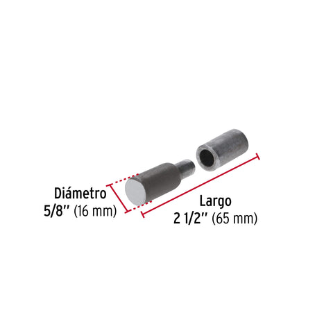 Bisagra tubular soldable de 5/8', HERMEX | BSO-5/8 | 44637
