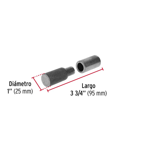 Bisagra tubular soldable de 1', HERMEX | BSO-1 | 44639