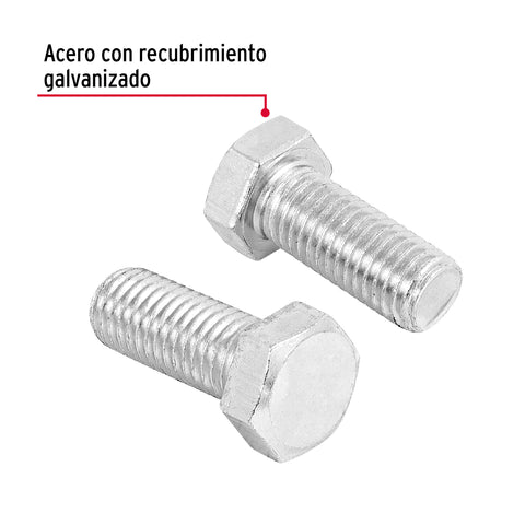 Bolsa con 10 tornillos 5/8' x 1-1/2' tipo máquina, FIERO | TORM-5/8X1-1/2 | 44668