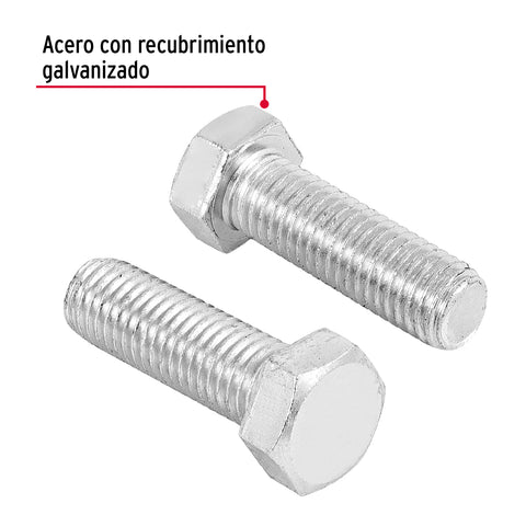 Bolsa con 10 tornillos 5/8' x 2' tipo máquina, FIERO | TORM-5/8X2 | 44669