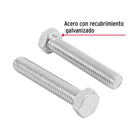 Bolsa con 6 tornillos 5/8' x 3-1/2' tipo máquina, FIERO | TORM-5/8X3-1/2 | 44681