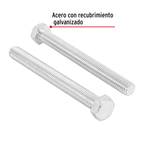 Bolsa con 4 tornillos 5/8' x 6' tipo máquina, FIERO | TORM-5/8X6 | 44693