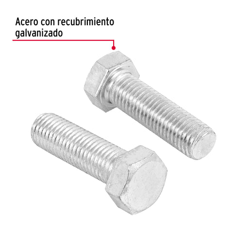 Bolsa con 6 tornillos 3/4' x 2-1/2' tipo máquina, FIERO | TORM-3/4X2-1/2 | 44703