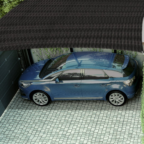 Toldo sombra monofilamento 80%, 5 m x 3.6 m, negro, FIERO | TOSO-805 | 44709