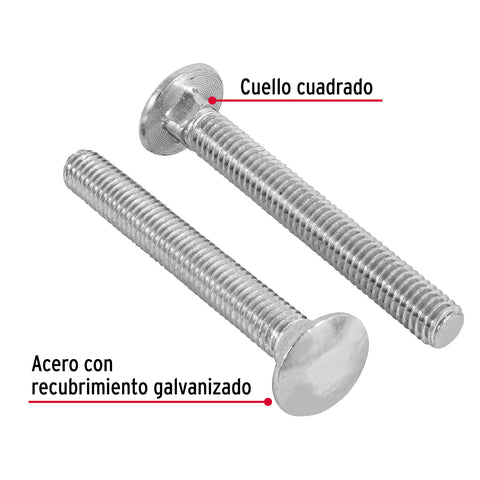 Bolsa con 40 tornillos 3/8' x 3' tipo coche, FIERO | TORC-3/8X3 | 44734