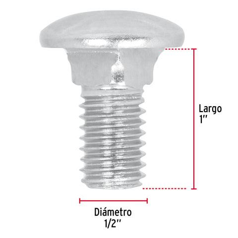 Bolsa con 40 tornillos 1/2' x 1' tipo coche, FIERO | TORC-1/2X1 | 44745