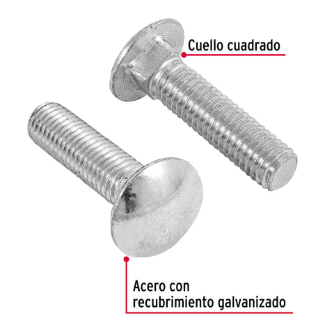 Bolsa con 30 tornillos 1/2' x 2' tipo coche, FIERO | TORC-1/2X2 | 44748