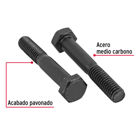 Bolsa con 80 tornillos 5/16' x 2' acero grado 5, FIERO | TOR5-5/16X2 | 44776