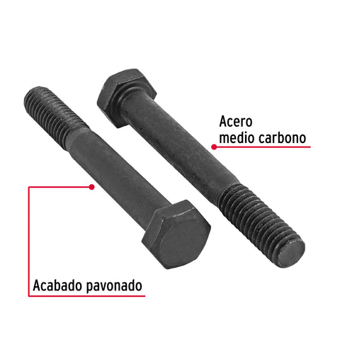 Bolsa con 60 tornillos 5/16' x 2-1/2' acero grado 5, FIERO | TOR5-5/16X2-1/2 | 44777